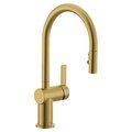 Moen Brushed Gold One-Handle Pulldown Kitchen Faucet 7622BG